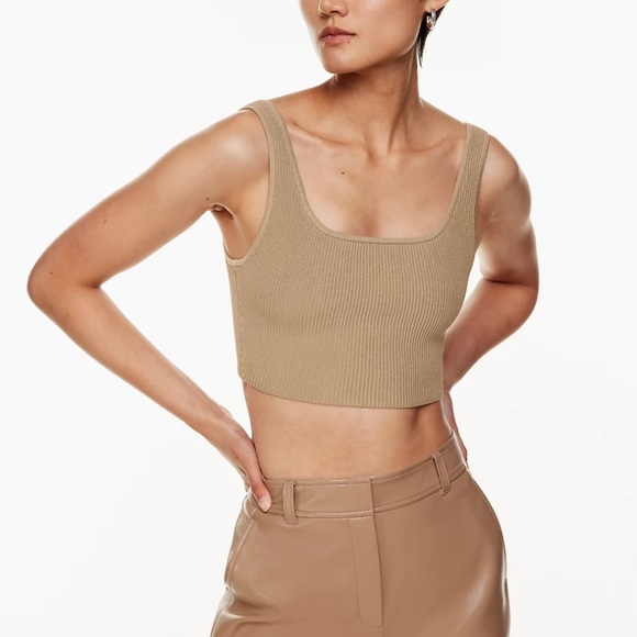Babaton Sculpt knit crop top - Picture 3 of 7